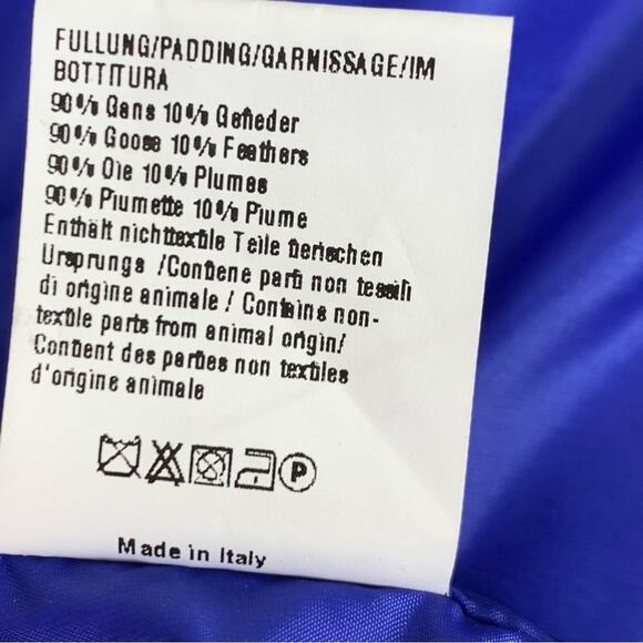 Marido Firenze | US 6 | Designer Goose Down Leather Trim Puffer Coat Jacket $590 - Picture 9 of 12